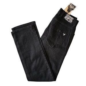 Fallen NWOT Jamie Thomas Straight Leg Black Denim Jeans Sz 26